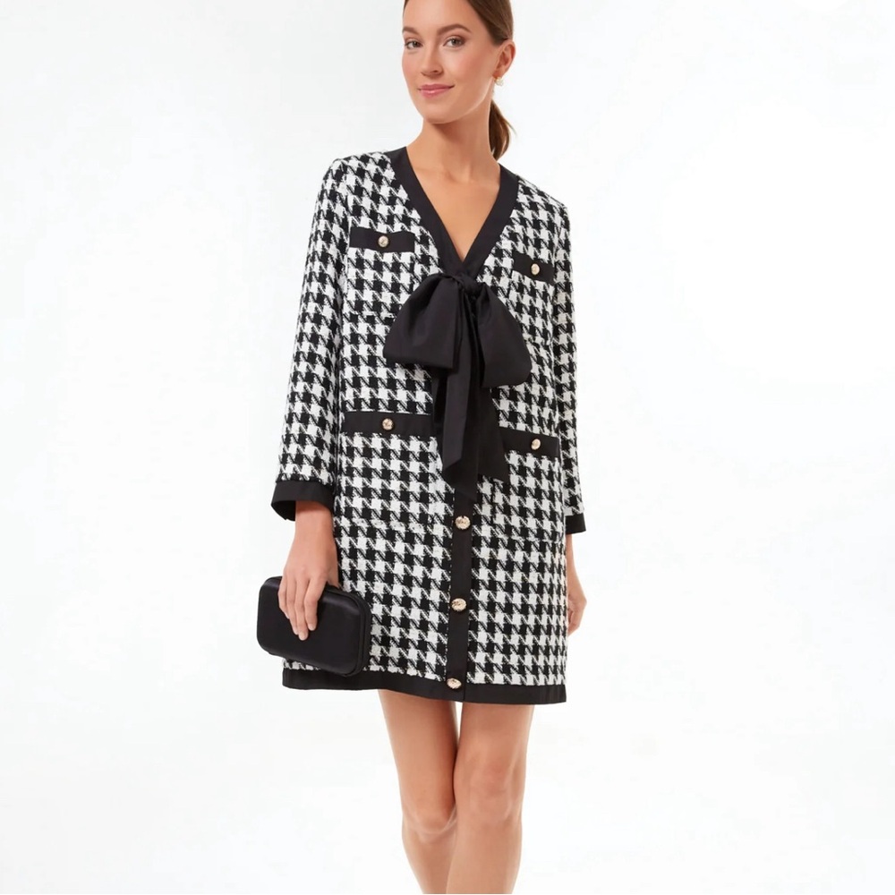Tuckernuck Pomander Place Coco Tweed Bow Dress